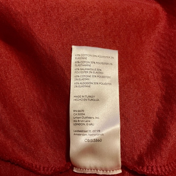 Anthropologie Maeve Asymmetrical Skirt in Rich Red - Picture 7 of 7